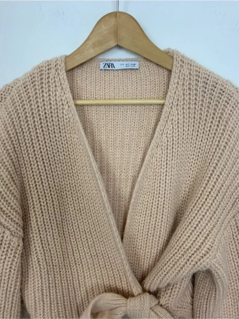 **NOT FOR SALE** Zara Chunky Knit Wrap Cardigan - Picture 7 of 12